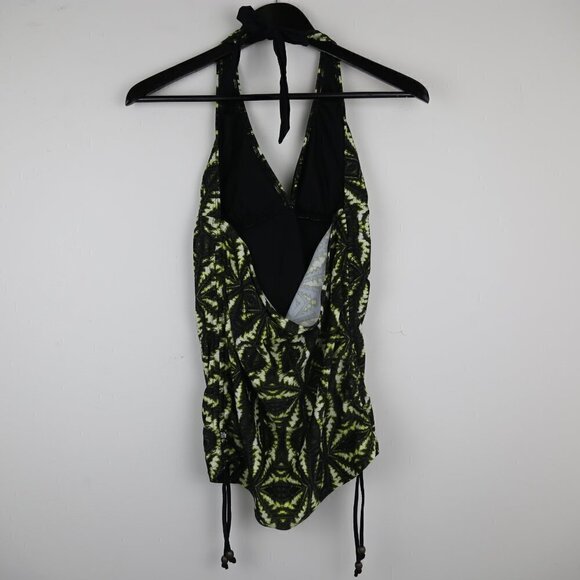 LA VIE EN ROSE Geo Patterned Multicolor Swimsuit Top Size Large - Picture 4 of 9